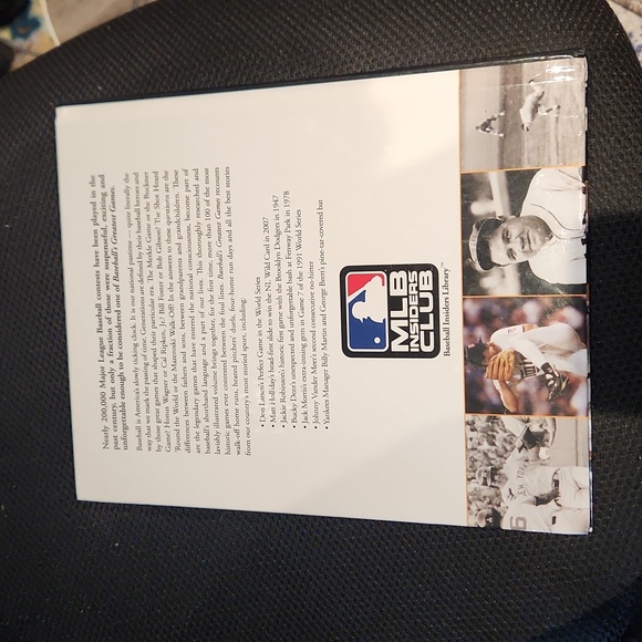 EUC MLB Insiders Club Baseball Greatest Games Hardcover printed 2011 - Picture 3 of 10